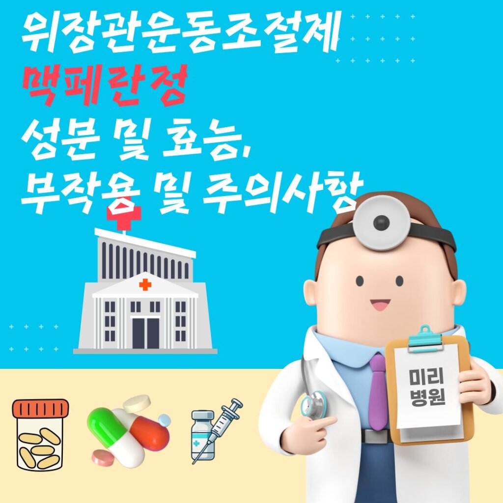 위장관운동조절제 맥페란정