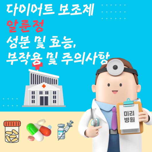 다이어트 보조제 알룬정